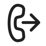 Call Forward SVG Icon